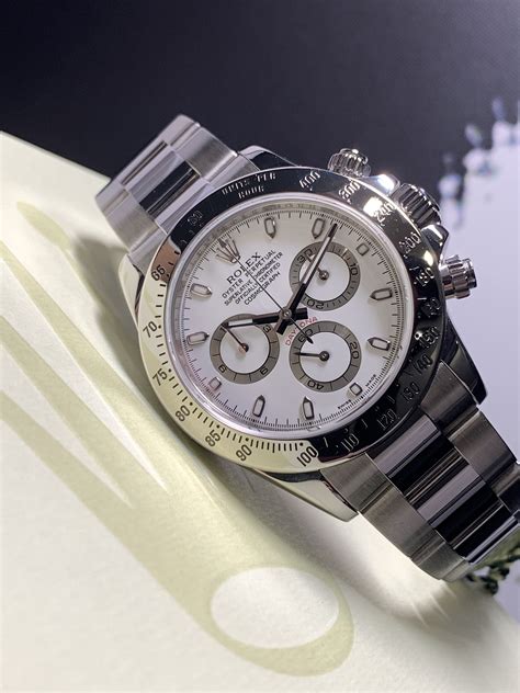 rolex daytona stainless white|Rolex daytona stainless for sale.